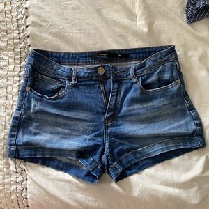Denim shorts